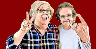 Two Rocking Grannies